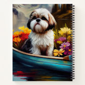 Shih Tzu op een peddel: Een Schilderachtig avontuu Notitieboek (Achterkant)