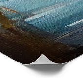 Shih Tzu op een peddel: Een Schilderachtig avontuu Poster (Hoek)