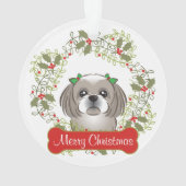 Shih Tzu Ornament (achterkant)