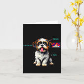 Shih Tzu Owner Funny Shih Tzu Lover  Kaart (Gele Bloem)