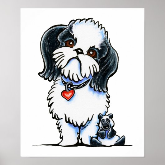 Shih Tzu Panda Poster (Voorkant)