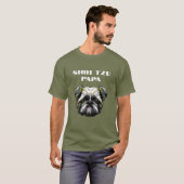 Shih Tzu Papa T-Shirt (Voorkant volledig)