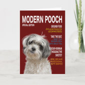 Shih Tzu Parody Magazine Hoesje Card Kaart (Voorkant)