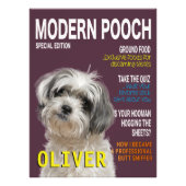 Shih Tzu Parody Magazine Hoesje Foto Afdruk (Voorkant)
