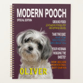 Shih Tzu Parody Magazine Hoesje Planner (Voorkant)