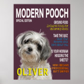 Shih Tzu Parody Magazine Hoesje Poster (Voorkant)