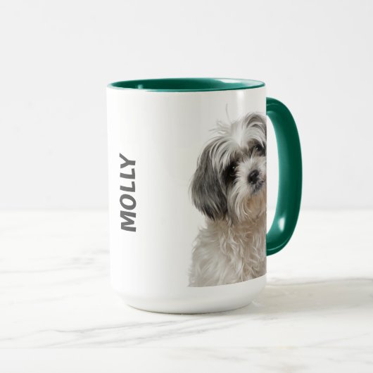 Shih Tzu Personalized Mug Mok (Voorkant rechts)