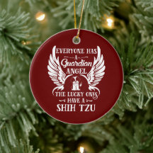 Shih Tzu pet dog guardian angel