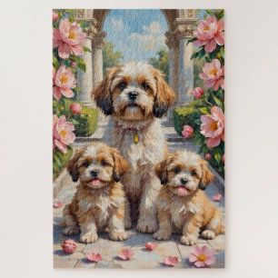Shih Tzu Pioen Paleistuinkunst Legpuzzel