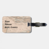 Shih Tzu Pirate Bagagelabel (Achterkant horizontaal)