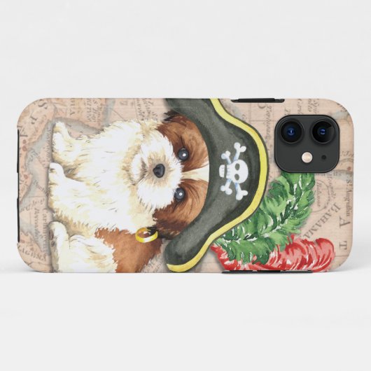Shih Tzu Pirate Case-Mate iPhone Case (Achterkant (horizontaal))
