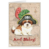 Shih Tzu Pirate Kaart (Voorkant)