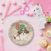 Shih Tzu Pirate Papieren Bordje (Feest)