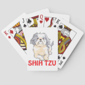 Shih Tzu Pokerkaarten (Achterkant)