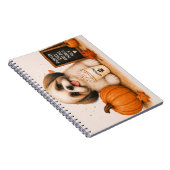 Shih Tzu Pompoen Kruiden Notitieboek (Rechterzijde)