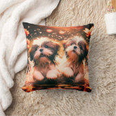 Shih Tzu Pond spelen Kussen (Deken)