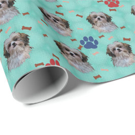 Shih Tzu Portrait Cadeaupapier