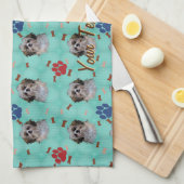 Shih Tzu Portrait Theedoek (Quarter Fold)