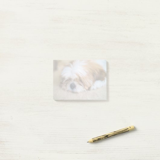 Shih Tzu Post-it® Notes (Op bureau)