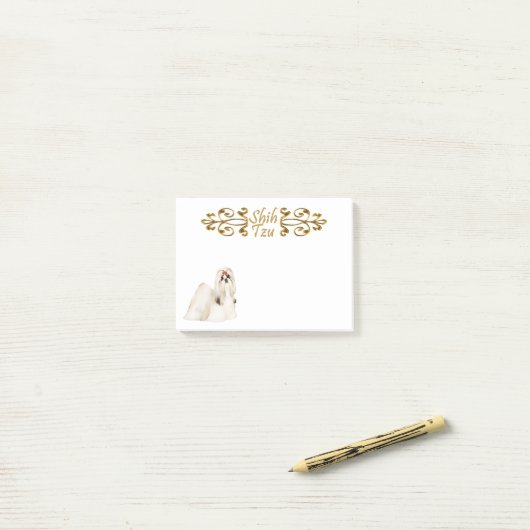 Shih Tzu Post-it Notes (Op bureau)