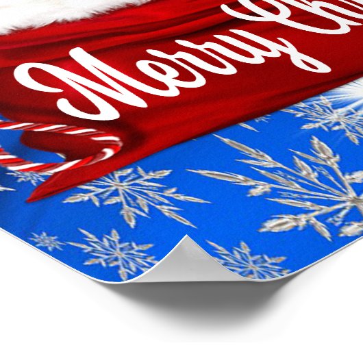 Shih tzu Poster Kerstmis (Hoek)