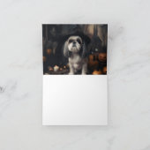 Shih Tzu Pumpkins Halloween eng Kaart (Binnen)