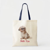 Shih Tzu Puppy Budget Canvas Canvas tas (Voorkant)
