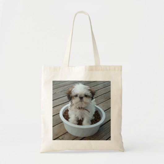 Shih Tzu Puppy Canvas tas (Voorkant)