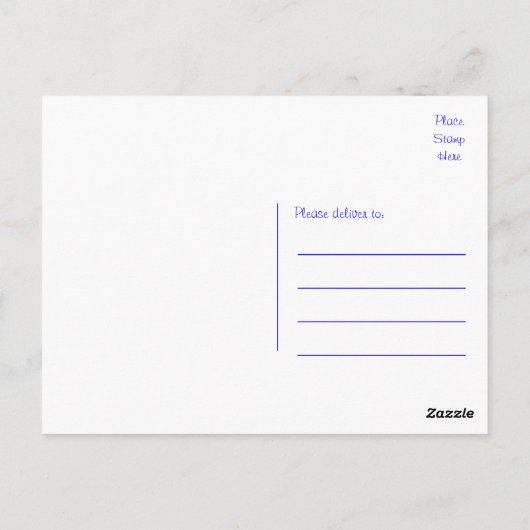 Shih Tzu Puppy Dog Briefkaart (Achterkant)