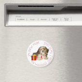 Shih Tzu Puppy Eerste Kerstmis Magneet (Insitu (Vaatwasser))