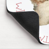 Shih Tzu Puppy First Kerstmis Muismat (Hoek)