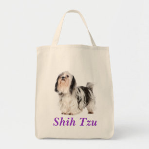 Shih Tzu Puppy Grocery Canvas Canvas tas