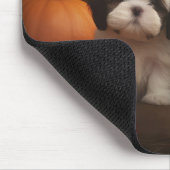 Shih Tzu Puppy Herfst Delight Pompoen Muismat (Hoek)