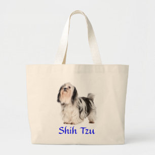 Shih Tzu Puppy Jumbo Canvas Tas