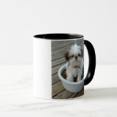 Shih Tzu Puppy Photo Mok (Voorkant rechts)