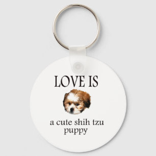 Shih Tzu Puppy Sleutelhanger