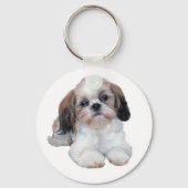 Shih Tzu Puppy Sleutelhanger (Voorkant)