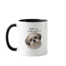 Shih Tzu Pure Heart Mug – Dog Lover Gift