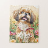 Shih Tzu puzzel – Schattigee hondenpuzzel Legpuzzel (Verticaal)