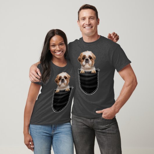 Shih Tzu Ras Hondenliefhebbers Beste Dog Pocket Gi T-shirt (Unisex)