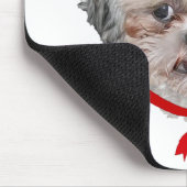 Shih Tzu Reddingshond Prettig Kerstfeest Muismat (Hoek)