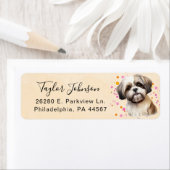 Shih Tzu Retouradres Label (Insitu)