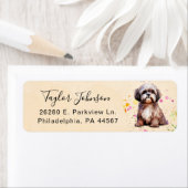 Shih Tzu Retouradres Label (Insitu)