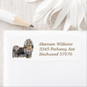 Shih-Tzu Retouradreslabel Etiket (Insitu)