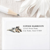Shih Tzu Retouradreslabels Etiket (Insitu)