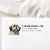 Shih Tzu Retouradreslabels Etiket (Insitu)