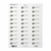 Shih Tzu Retouradreslabels Etiket (Full Sheet)