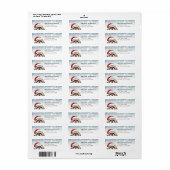 Shih Tzu Return Address Labels (Full Sheet)