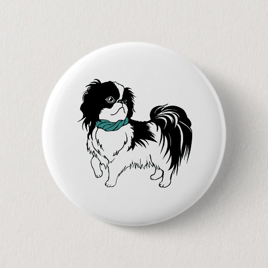 Shih Tzu Ronde Button 5,7 Cm (Voorkant)