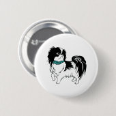 Shih Tzu Ronde Button 5,7 Cm (Voorkant /achterkant)